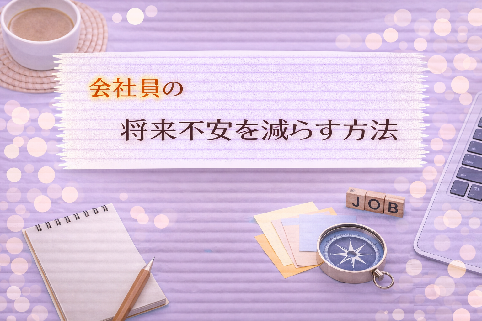 会社員の将来不安を減らす方法