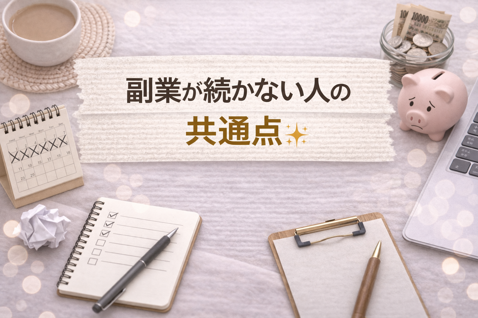 副業が続かない人の共通点