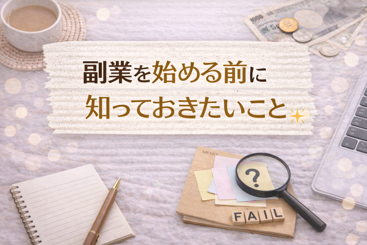 副業を始める前に知っておきたいこと