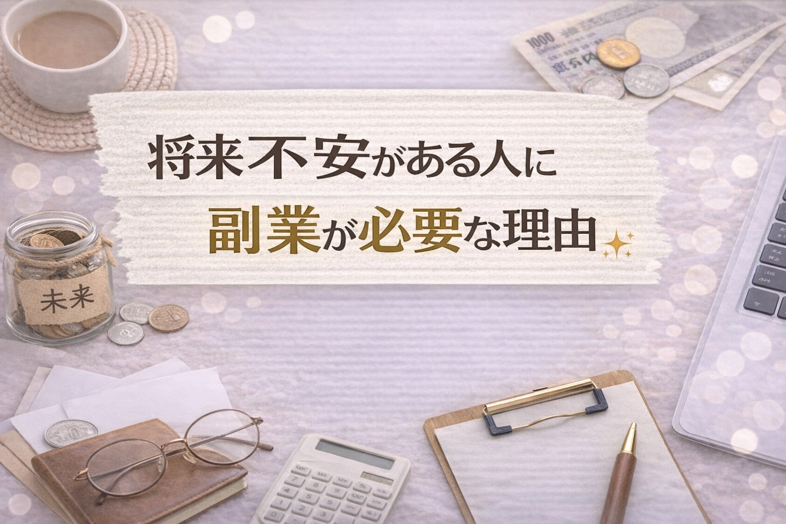 将来不安がある人に副業が必要な理由