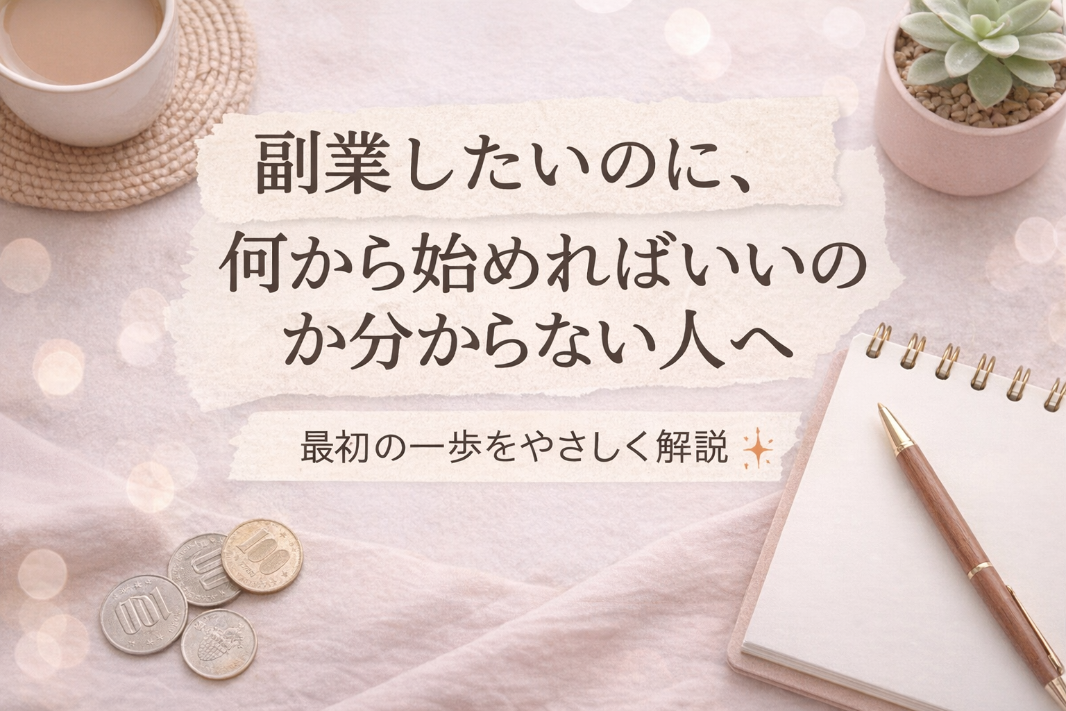 副業を始めたいのに、何から始めればいいか分からない人へ